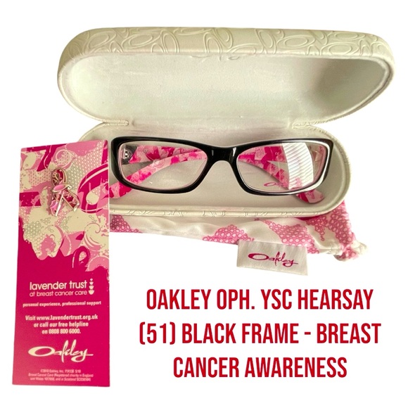 Oakley Other - COPY - OAKLEY YSC Hearsay (51) Black RX Frame- Breast Cancer Awareness 💖 BRAND …